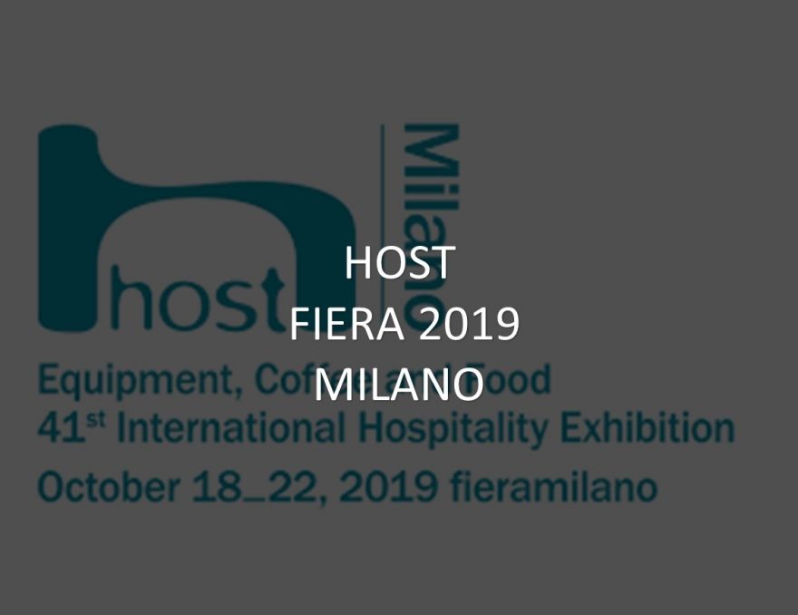 HOST 2019 a Milano 18-22.10.2019