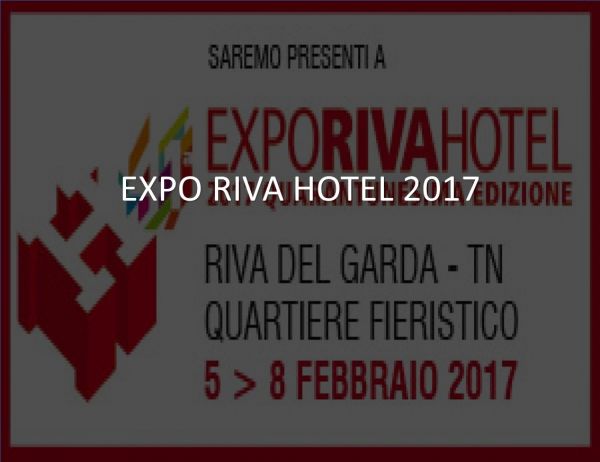 FIERA EXPO RIVA HOTEL 5-8 FEBBRAIO 2017